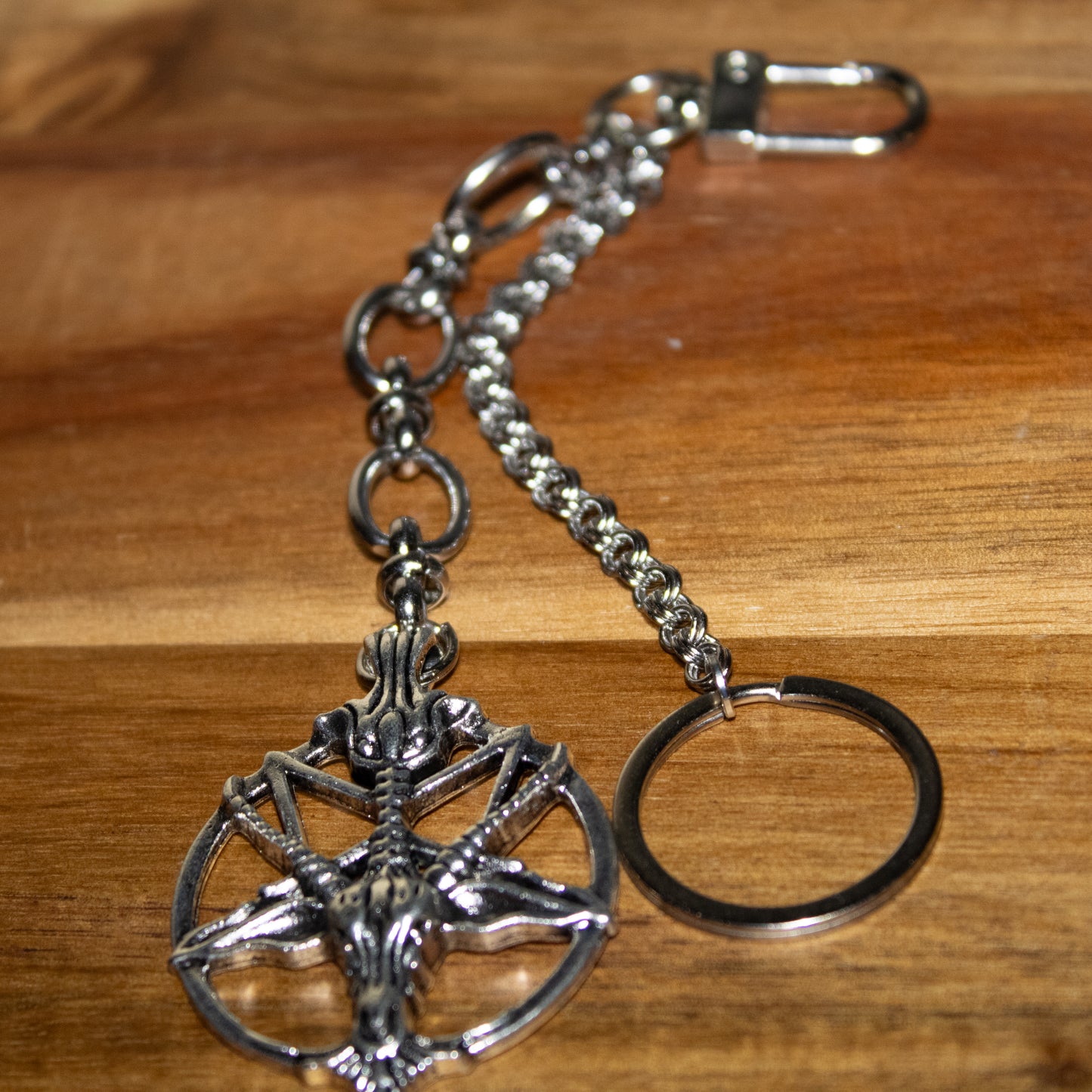 Baphomet Sigil Keychain