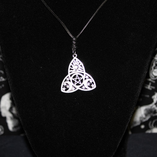 Mystic Triad Pendant Necklace