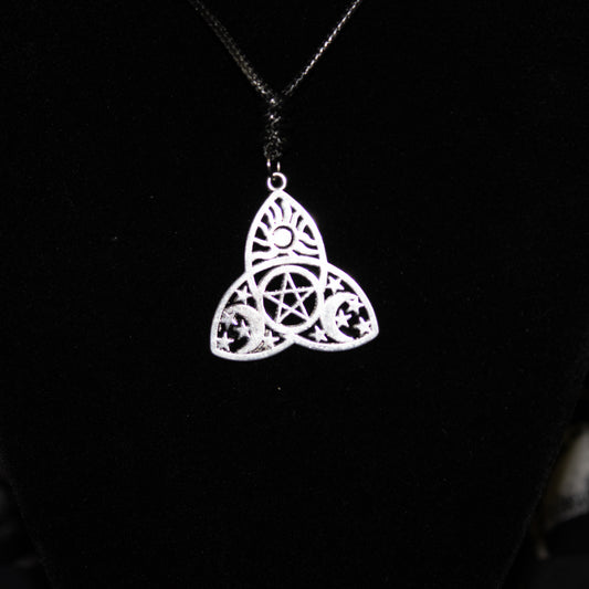 Mystic Triad Pendant Necklace