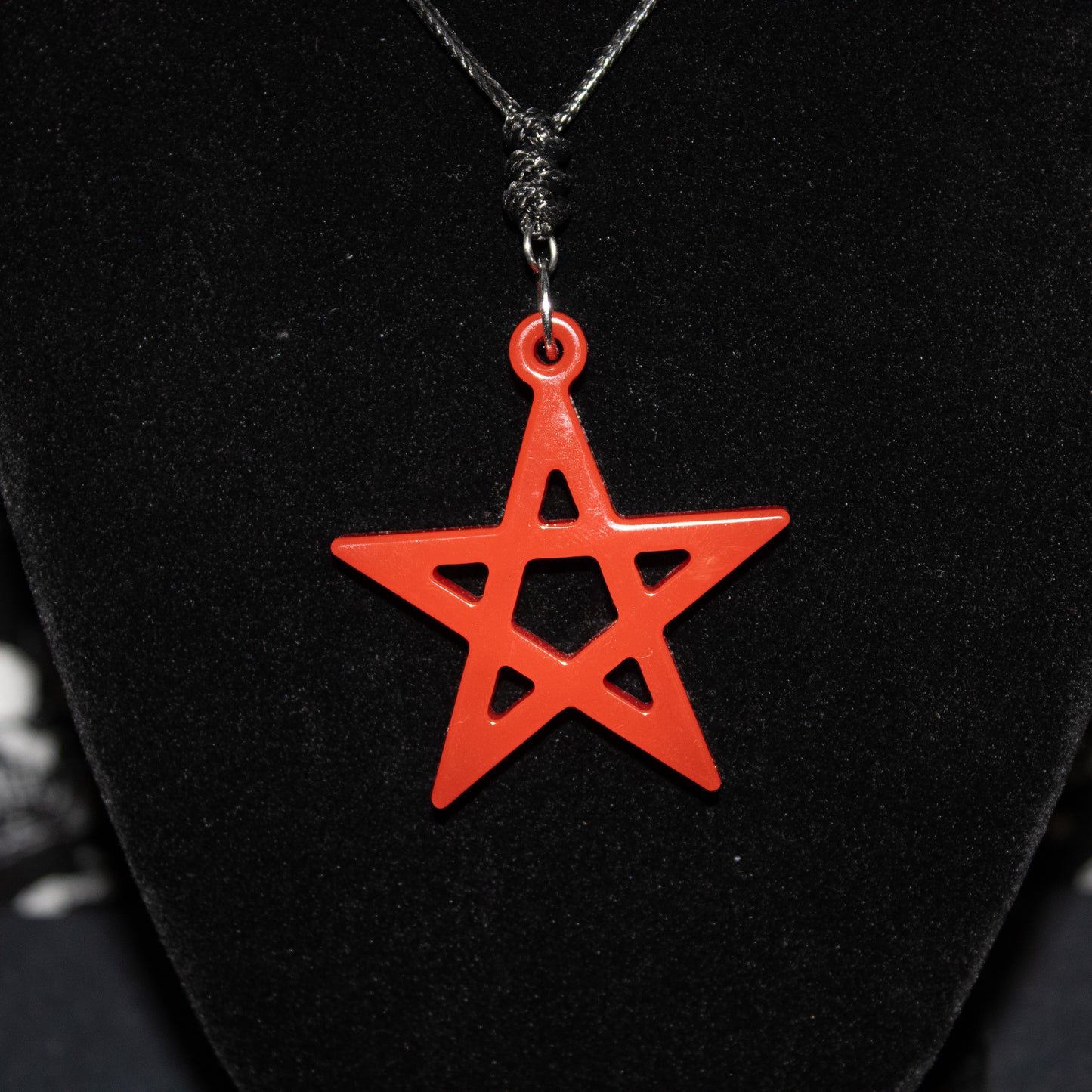Crimson Pentacle Necklace