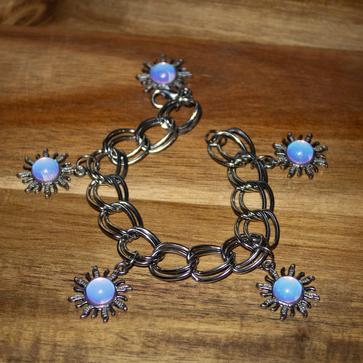 Solar Opalite Charm Bracelet