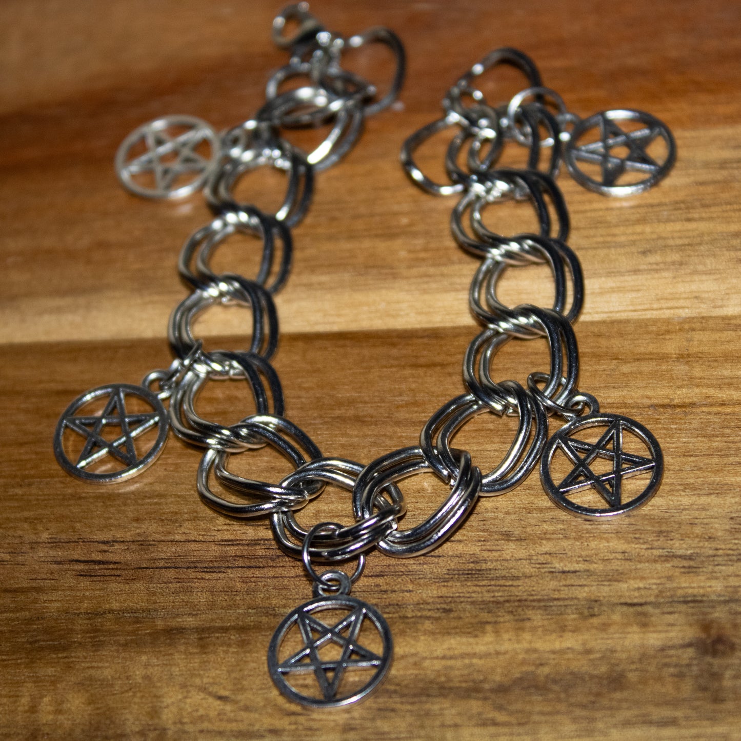 Pentacle Chain Bracelet
