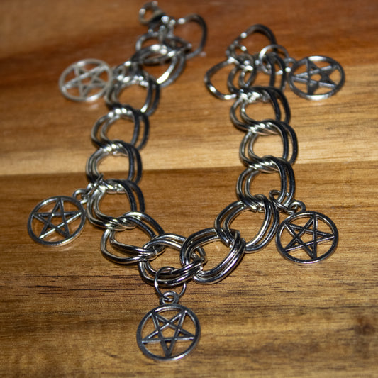 Pentacle Chain Bracelet