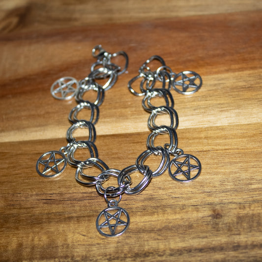 Pentacle Chain Bracelet