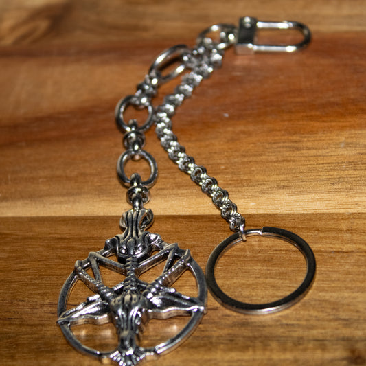 Baphomet Sigil Keychain